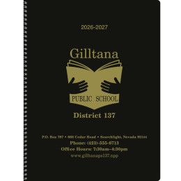 Custom Triumph Calendars Academic Monthly Planner - Black 