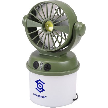 Custom Rechargeable 3W COB Lantern with Fan - Side View Custom Rechargeable 3W COB Lantern with Fan - Side View