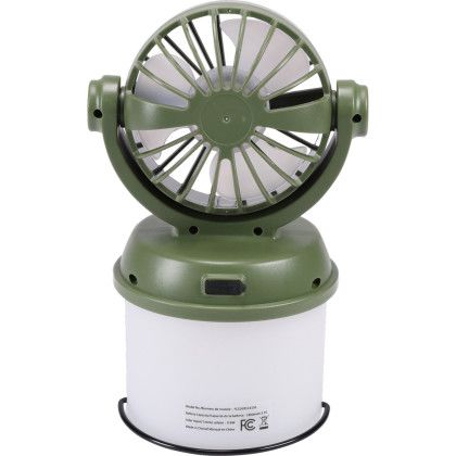 Custom Rechargeable 3W COB Lantern with Fan - Back View Custom Rechargeable 3W COB Lantern with Fan - Back View