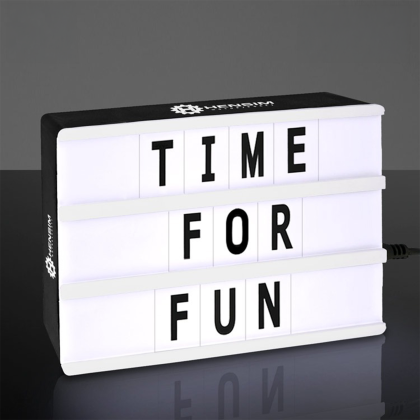 Custom 6" x 4" Mini Cinema Marquee USB LED Lightbox Custom 6" x 4" Mini Cinema Marquee USB LED Lightbox