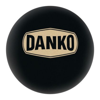 Custom Round Stress Reliever - Black Front View