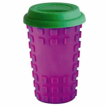 Custom 16 oz Sili Square Tumbler - Purple 
