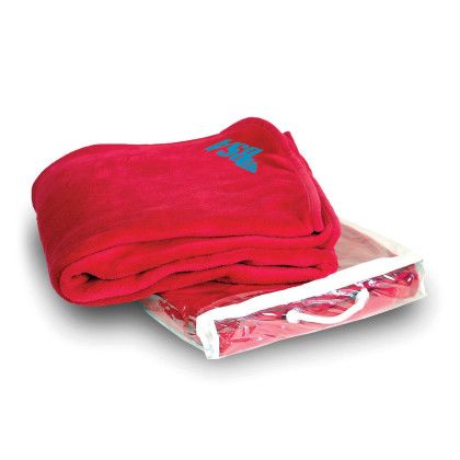 Custom Coral Fleece Blankets - Red