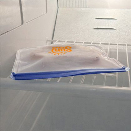 Custom Big Zip Bags - Lifestyle - In Refrigerator