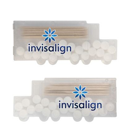 Custom Semi Truck Shaped Pick n Mints - Solid White Custom Semi Truck Shaped Pick n Mints - Solid White