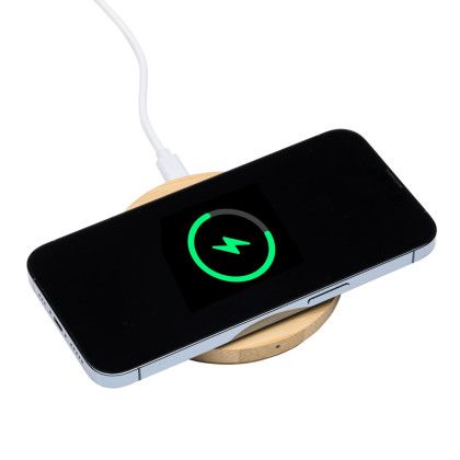 Custom Amelia Wireless Charger - In Use Custom Amelia Wireless Charger - In Use