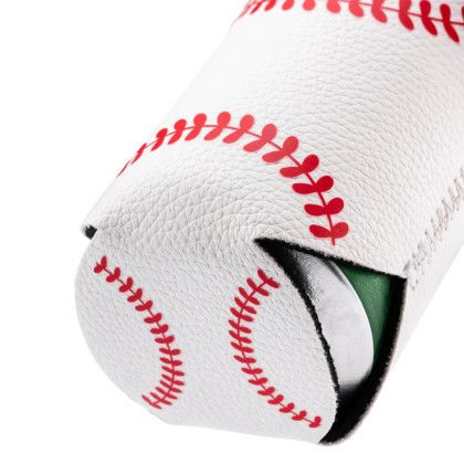 Custom Baseball Can Cooler - Bottom View 