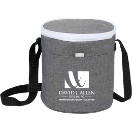 Custom Round 9 Can Recycled Cooler Bag
