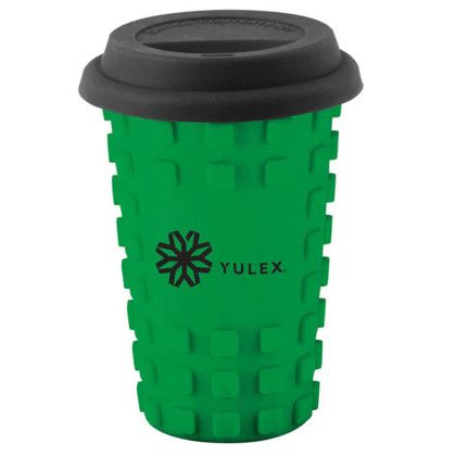 Custom 16 oz Sili Square Tumbler - Green