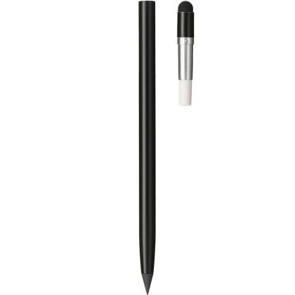 Custom Axel Inkless Stylus Pen - Black Open View Custom Axel Inkless Stylus Pen - Black Open View