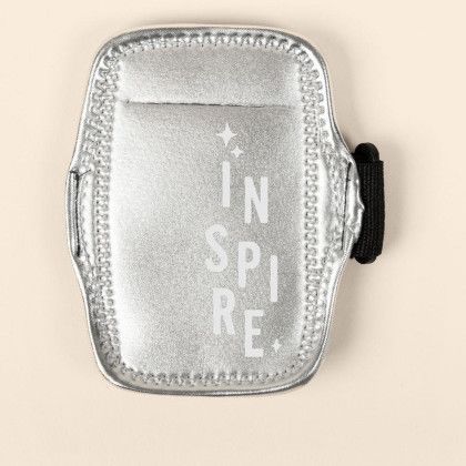 Custom Jogstrap - Metallic Neoprene Smartphone/iPod Holder - Metallic silver Custom Jogstrap - Metallic Neoprene Smartphone/iPod Holder - Metallic silver