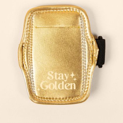 Custom Jogstrap - Metallic Neoprene Smartphone/iPod Holder - Metallic gold Custom Jogstrap - Metallic Neoprene Smartphone/iPod Holder - Metallic gold