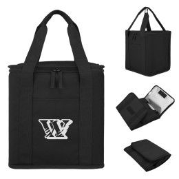Custom Flip N Chill rPET 24 Can Foldable Cooler Bag Custom Flip N Chill rPET 24 Can Foldable Cooler Bag