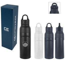 Custom 17 oz. Cutter & Buck Recycled Stainless Steel Bottle - All Colors Custom 17 oz. Cutter & Buck Recycled Stainless Steel Bottle - All Colors