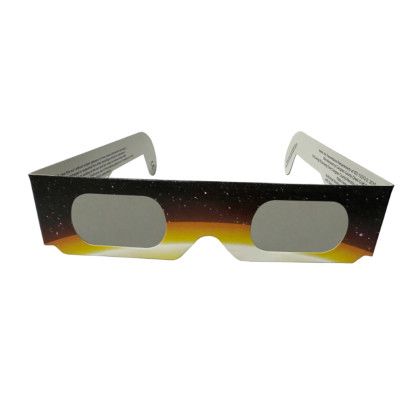 Custom Solar Eclipse Glasses - Planet Design - No Imprint - Front View Custom Solar Eclipse Glasses - Planet Design - No Imprint - Front View