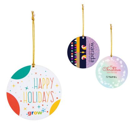 Custom Wood Ornament - Circle Custom Wood Ornament - Circle