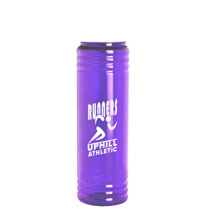 24 oz. Slim Fit Water Bottles with Drink-Thru Lid - Translucent violet 24 oz. Slim Fit Water Bottles with Drink-Thru Lid - Translucent violet