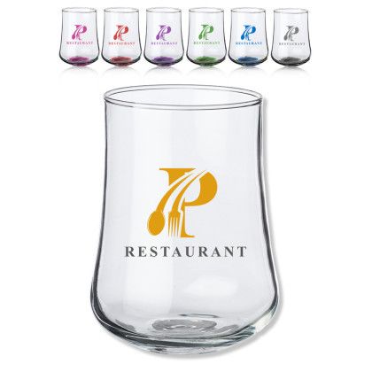 Custom 15 oz. Rose Bud Stemless Glasses - All Colors