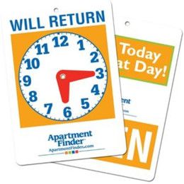 Custom Open/Will Return Clock Custom Open/Will Return Clock
