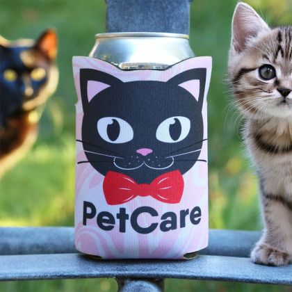 Custom American Made Pointy Ears Can Cooler Custom American Made Pointy Ears Can Cooler