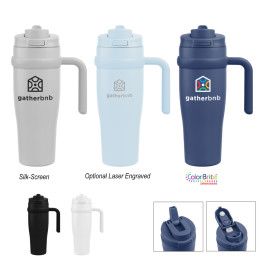 Custom 30 oz. Apex Sip & Chug Recycled Stainless Steel Tumbler - All Color Custom 30 oz. Apex Sip & Chug Recycled Stainless Steel Tumbler - All Color