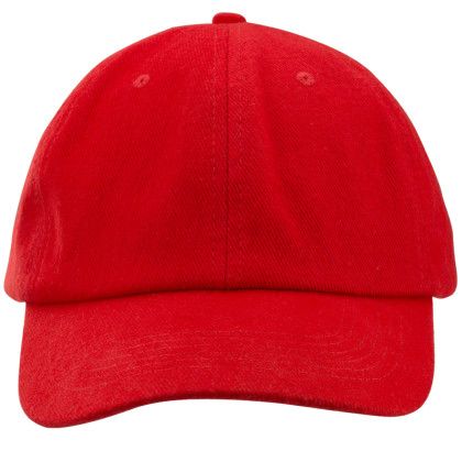 Custom Riverton Flat Bill Snapback Hats - Red Front View Custom Riverton Flat Bill Snapback Hats - Red Front View