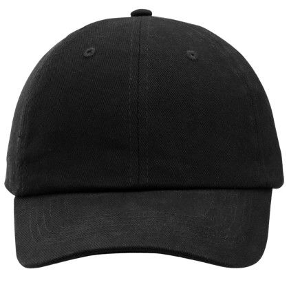 Custom Riverton Flat Bill Snapback Hats - Black Front View Custom Riverton Flat Bill Snapback Hats - Black Front View