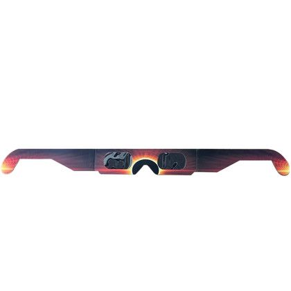 Custom Solar Eclipse Glasses - Eclipse Design - No Imprint - Back View Custom Solar Eclipse Glasses - Eclipse Design - No Imprint - Back View
