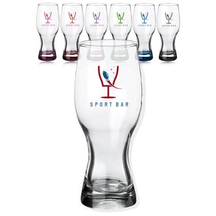 Custom 14 oz. Salina Pilsner Glasses Custom 14 oz. Salina Pilsner Glasses