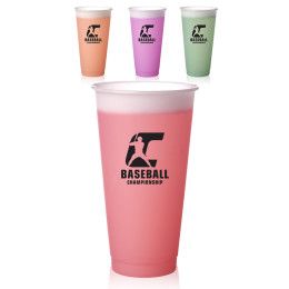 Custom 24 oz. Color Changing Mood Stadium Cups - All Color Custom 24 oz. Color Changing Mood Stadium Cups - All Color