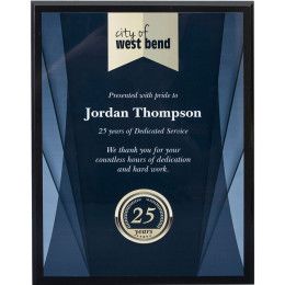 Custom Sublimated Plaques 9" x 12", Vertical