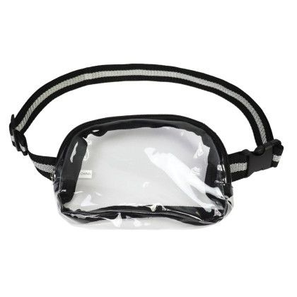 Custom Soft TPU Crossbody Clear Stadium Sling Fanny Waist Pack - Clear Custom Soft TPU Crossbody Clear Stadium Sling Fanny Waist Pack - Clear