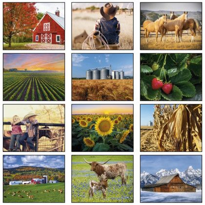 Custom American Agriculture Wall Calendar: 2027 Stapled Custom American Agriculture Wall Calendar: 2027 Stapled