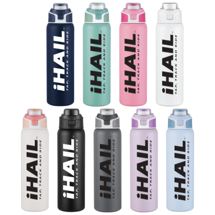 Custom 28 oz. PopSip Vacuum Insulated Water Bottle with Sipper Lid - All Colors Custom 28 oz. PopSip Vacuum Insulated Water Bottle with Sipper Lid - All Colors