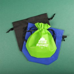Custom Non-Woven Drawstring Pouch Bag - All color