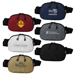 Custom Crossbody Honeycomb Sling Fanny Waist Pack - All Colors Custom Crossbody Honeycomb Sling Fanny Waist Pack - All Colors