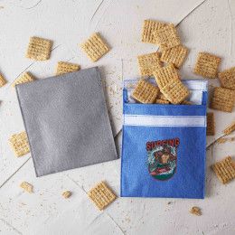 Custom Snack Sac Reusable Storage Bag - All color Custom Snack Sac Reusable Storage Bag - All color