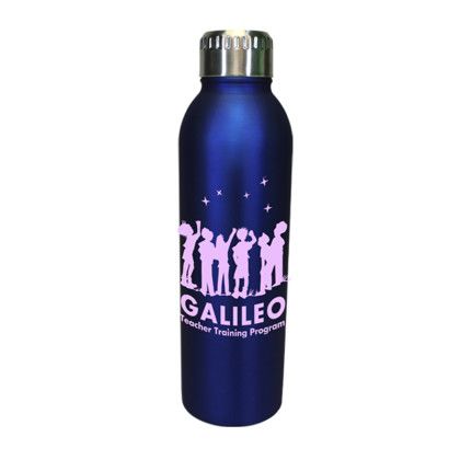 Custom 17 oz Halcyon Deluxe Bottle - Purple Metallic Custom 17 oz Halcyon Deluxe Bottle - Purple Metallic