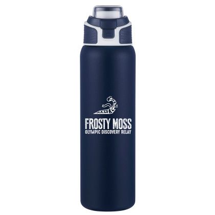 Custom Flip & Sip Bottle - Navy Custom Flip & Sip Bottle - Navy