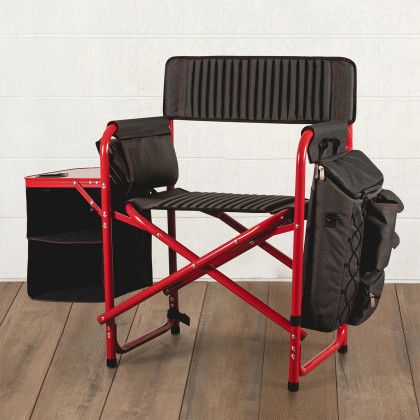 Custom Fusion Camping Chair - Dark Gray With Red Custom Fusion Camping Chair - Dark Gray With Red