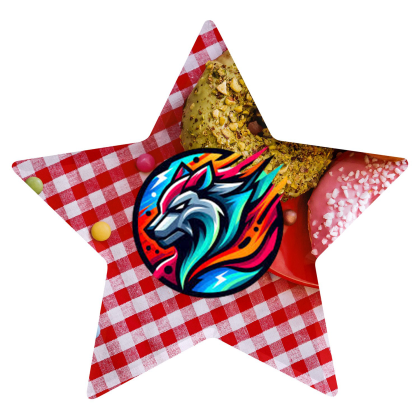 Custom Full Color Acrylic Star Custom Full Color Acrylic Star