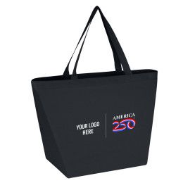 Custom America250 Non-Woven Budget Shopper Tote Bag Custom America250 Non-Woven Budget Shopper Tote Bag