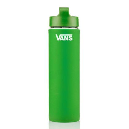 Custom 20 oz Lulumax Bottle - Green Side View 