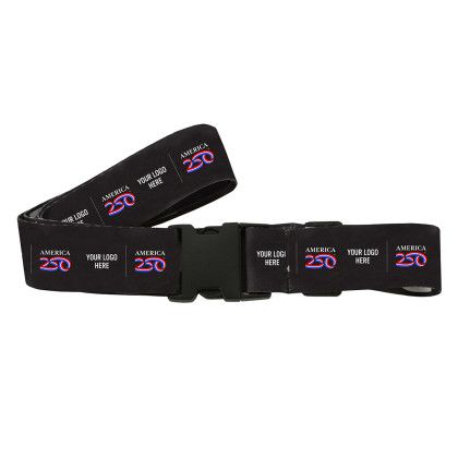 Custom America250 Dye-Sublimated Luggage Strap Custom America250 Dye-Sublimated Luggage Strap