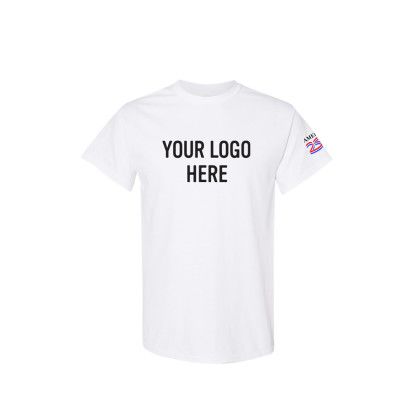 Custom America250 Gildan Adult Heavy Cotton T-Shirt - White Custom America250 Gildan Adult Heavy Cotton T-Shirt - White