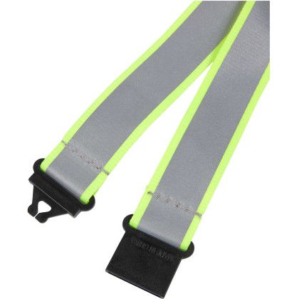 Custom Recycled Polyester Reflective Lanyard - Yellow lock View Custom Recycled Polyester Reflective Lanyard - Yellow lock View