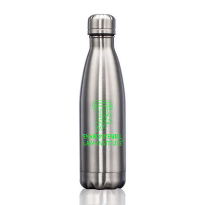 Custom Single Pin Bottle 17 oz - Silver