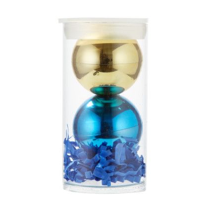 Custom Metallic Lip Balm Set in Tube - Blue Custom Metallic Lip Balm Set in Tube - Blue
