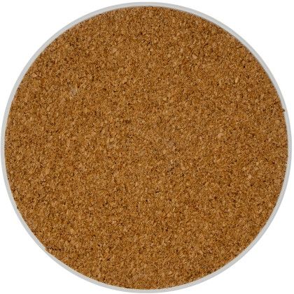 Custom Round Ceramic Coaster: Single - Back View 