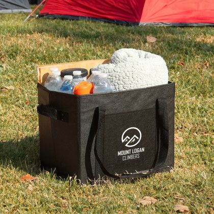 Custom reGen rPET Non-Woven Folding Cargo Carrier Bag - lifestyle